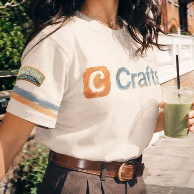 Crafts team tee produced by Captured